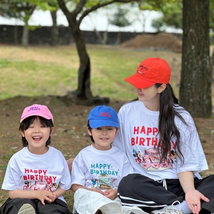 Family Print Tee Birthday Disney