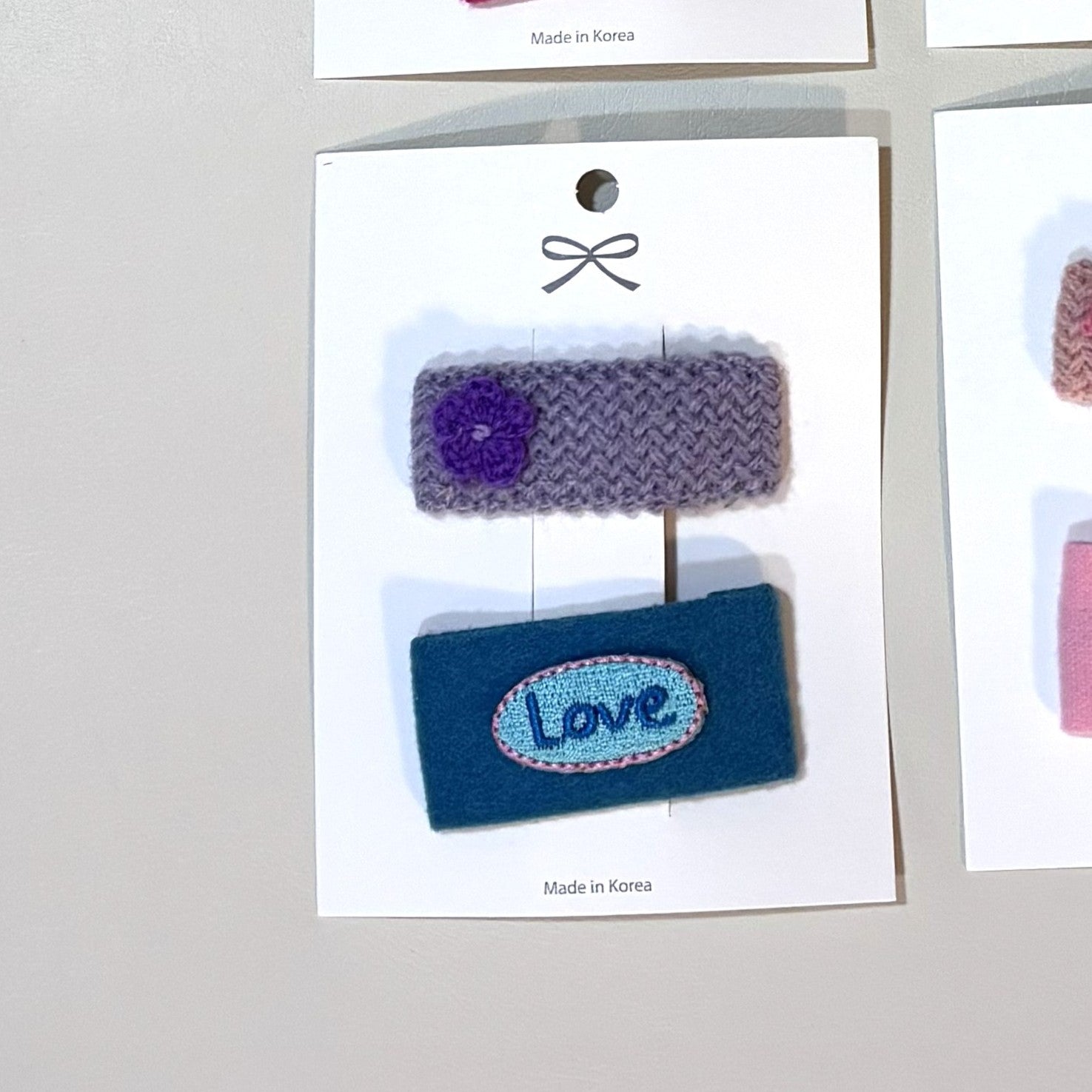 Flower and Love Clip Set