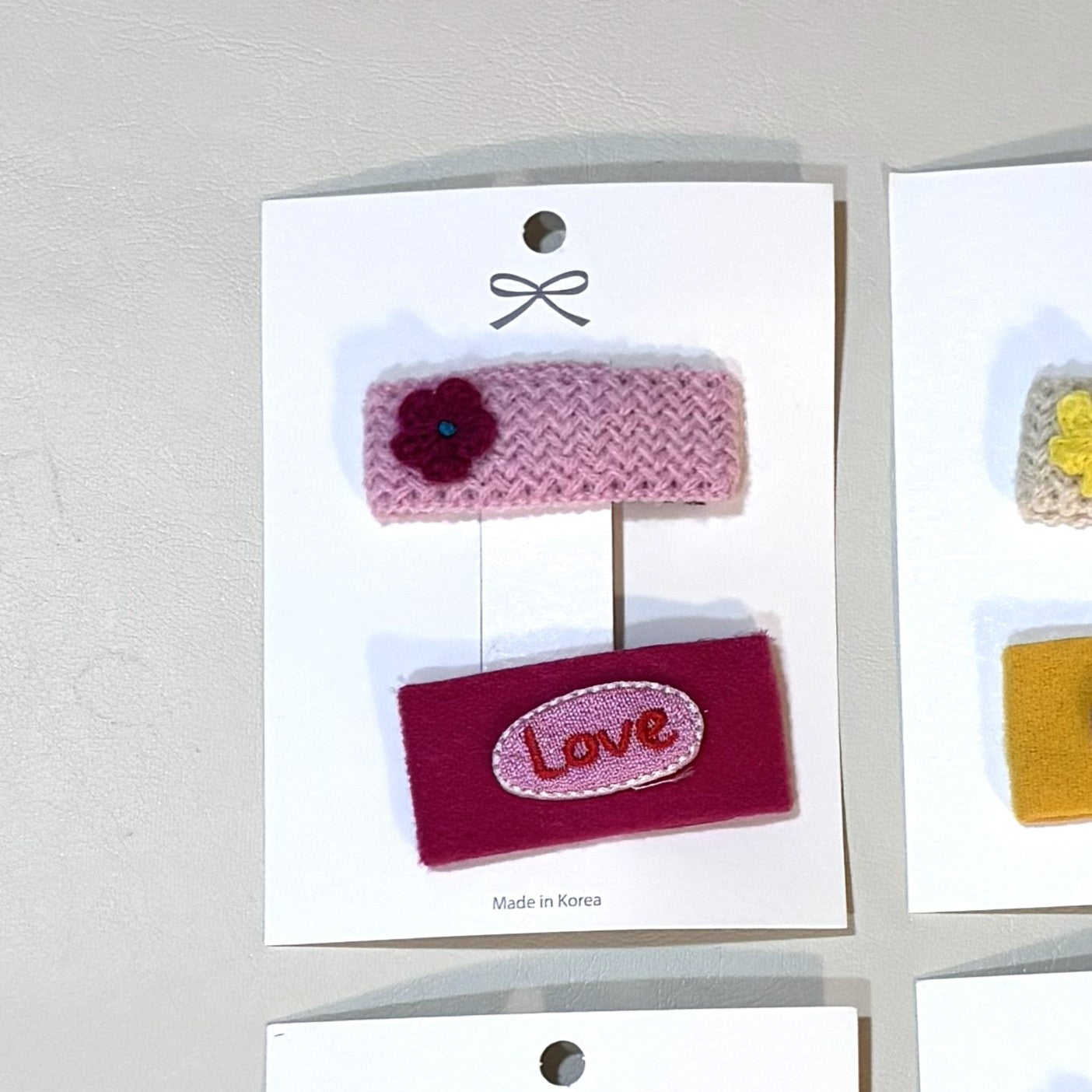 Flower and Love Clip Set