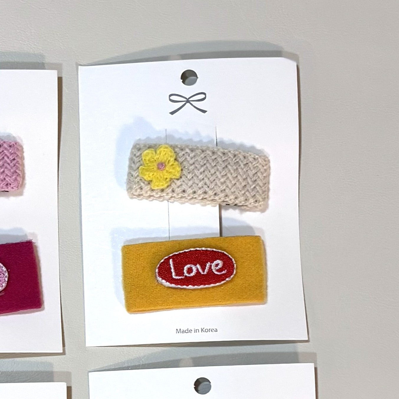 Flower and Love Clip Set