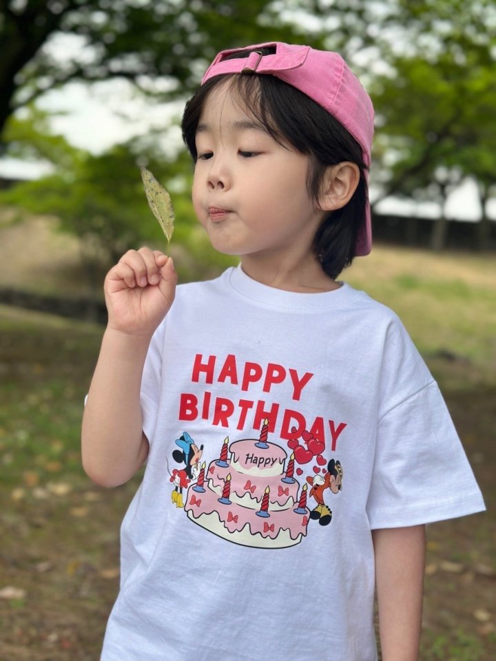 Family Print Tee Birthday Disney