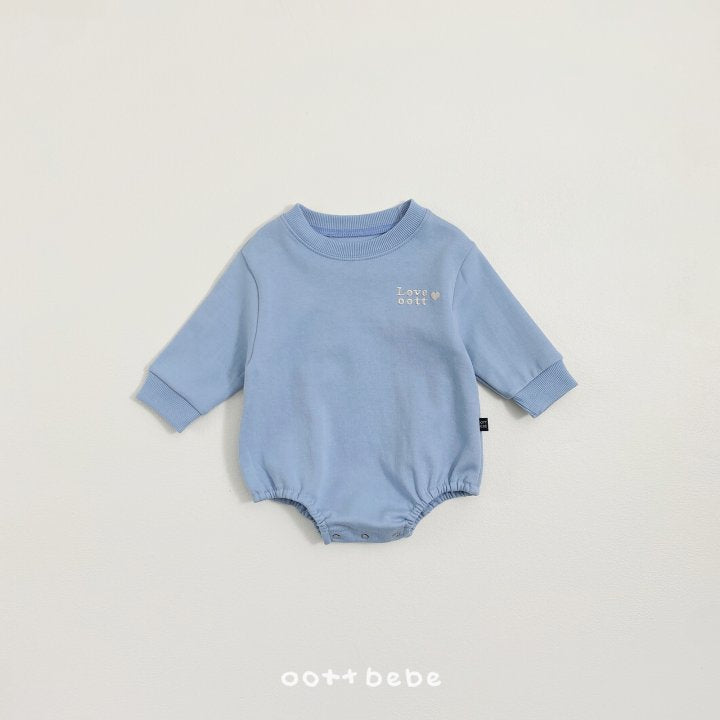 Love Heart Long Sleeve Rompers