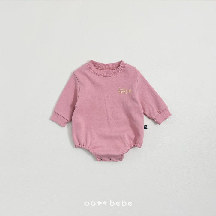 Love Heart Long Sleeve Rompers