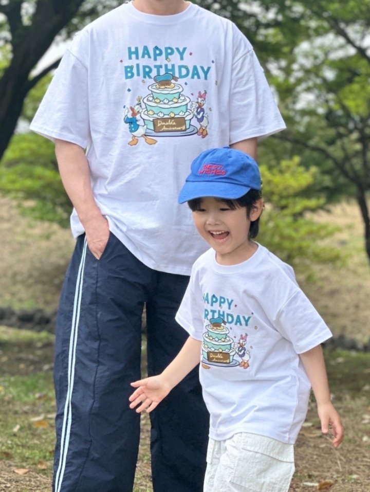Family Print Tee Birthday Disney