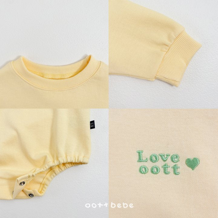 Love Heart Long Sleeve Rompers